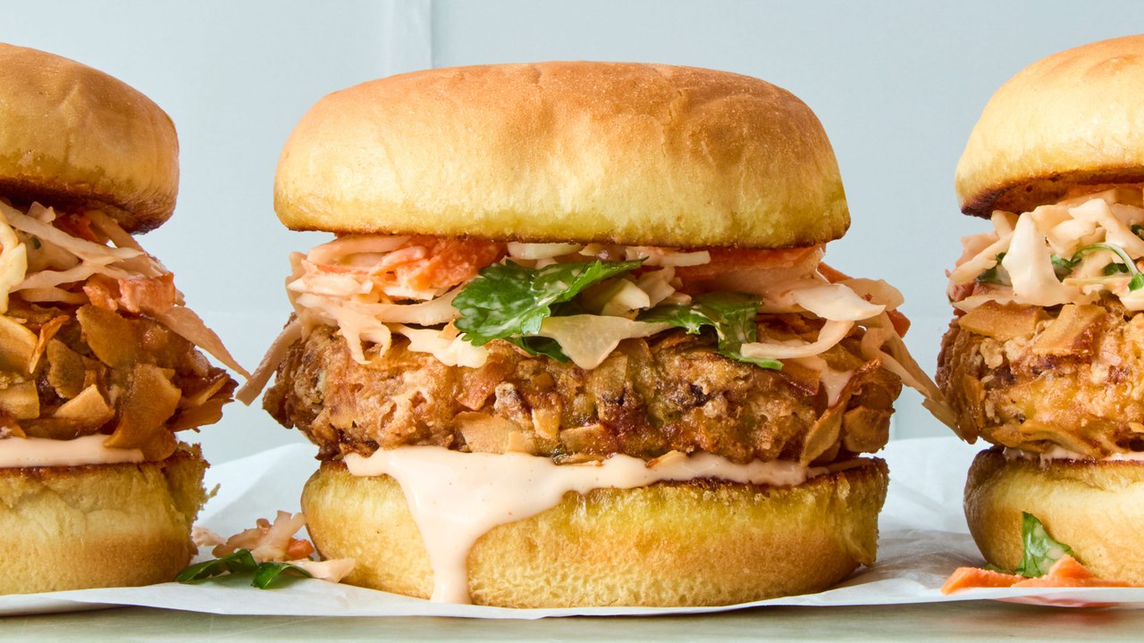 You Haven't Lived Until You've Tried This Coconut Shrimp Burger