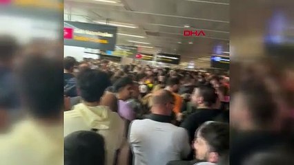 Sabiha Gökçen Havalimanı’nda sistem arızası: Uzun kuyruklar oluştu