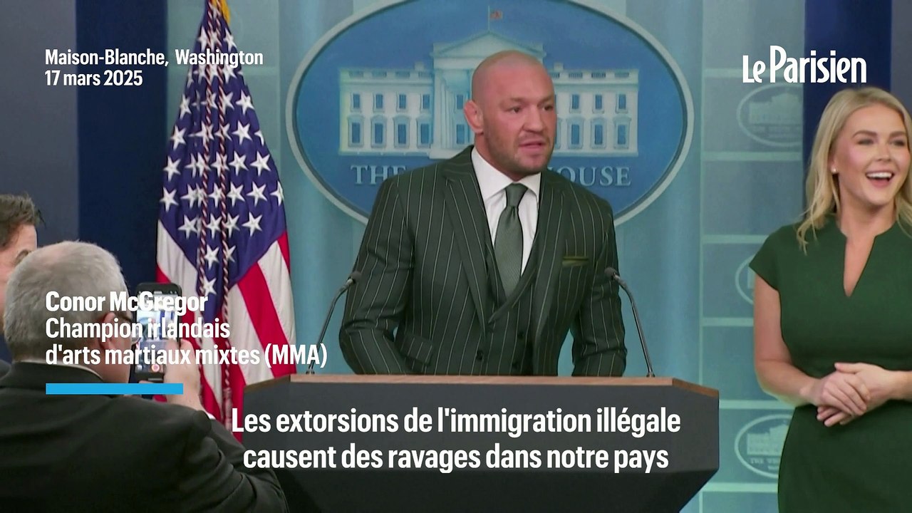 « Donald Trump est une souce d'inspiration » : la star du MMA McGregor à la Maison-Blanche