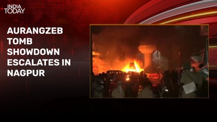 Clashes erupt in Nagpur amid Aurangzeb tomb row, Fadnavis appeals for peace