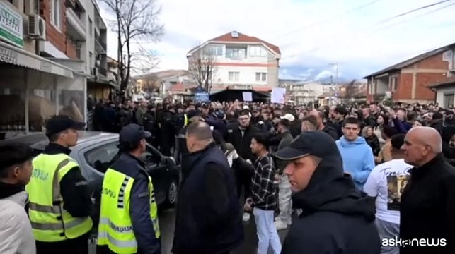 Alta tensione a Kocani, la citt? macedone della strage in discoteca