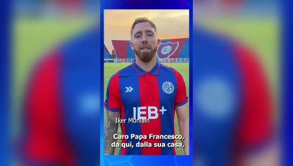 Neymar, Pirlo, Muniain... the world of football turns to Pope Francis