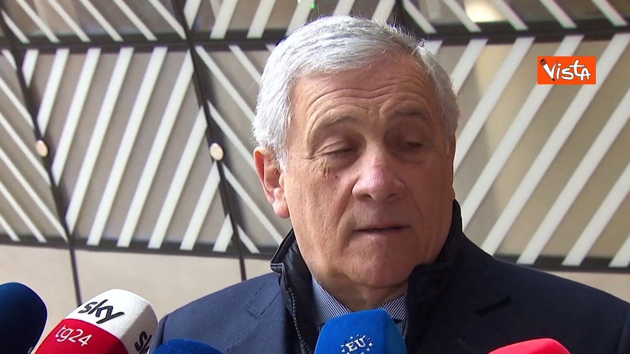 Tajani: "Speriamo nella pace giusta e nel ritorno della diplomazia"