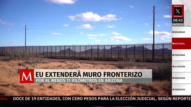 EU ampliará el muro fronterizo por lo menos 11 kilómetros: Kristi Noem