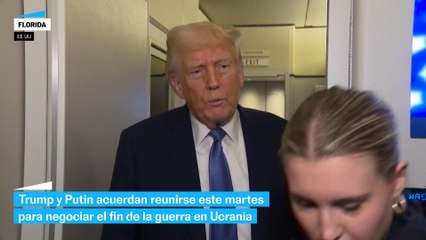 Trump y Putin se reunirán este martes para negociar el fin de la guerra
