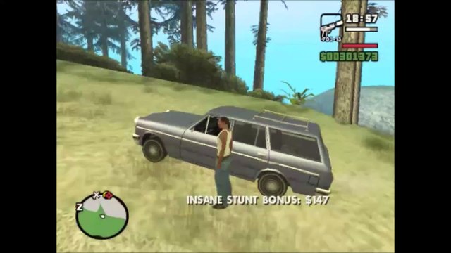 Harry Potter Flying car in GTA San Andreas