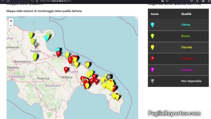 Il 15 marzo 2025 la Puglia è stata investita da alti livelli di polveri Pm10