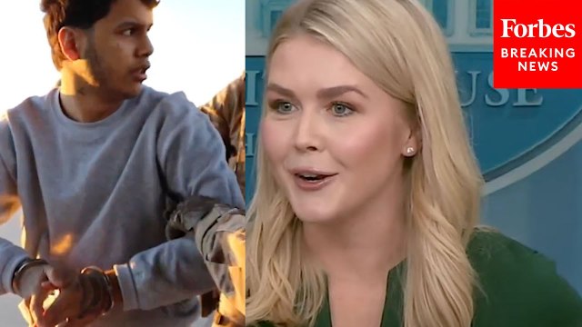 Karoline Leavitt Defends White House Video Playing 'Closing Time' Over Footage Of Deportations