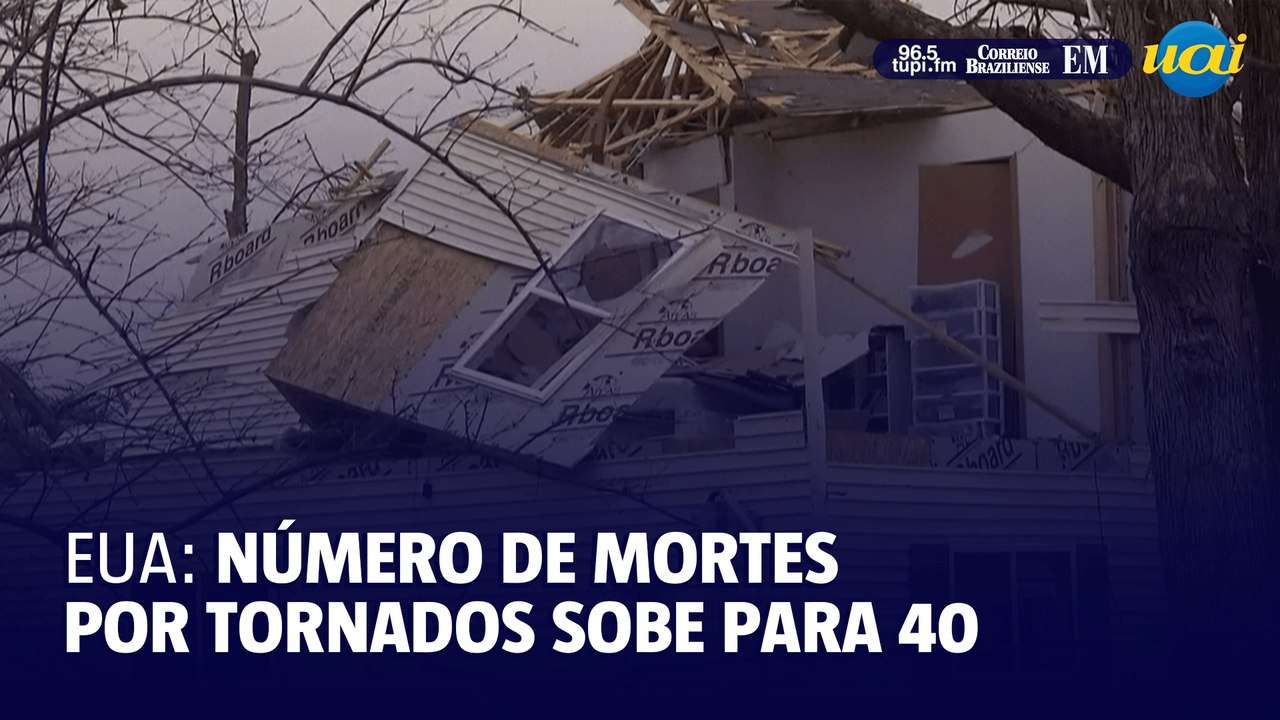 Número de mortes por tornados nos Estados Unidos sobe para 40