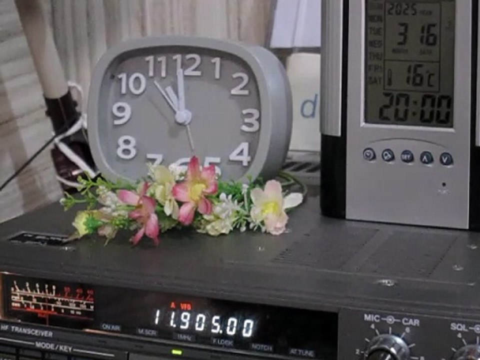 HCJB beyond Australia Japanese program 11905 kHz 16th Mar. 2025 20:00 JST