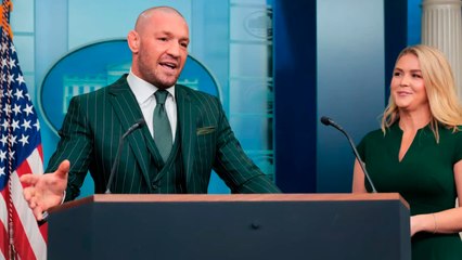McGregor sorprende al mundo con su discurso desde la Casa Blanca... ¡antes de reunirse con Trump!