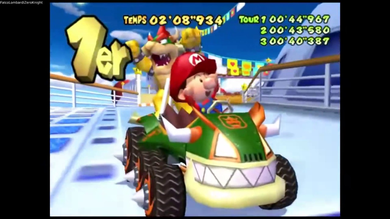 Mario Kart Double Dash!! (Walkthrough FR) épisode 10: Coupe Fleur en 150cc
