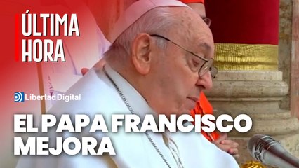 El Papa Francisco mejora y reduce su necesidad de oxígeno, según el último parte médico