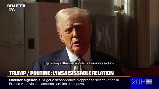 Donald Trump: On va avoir un appel téléphonique très important , avec Vladimir Poutine