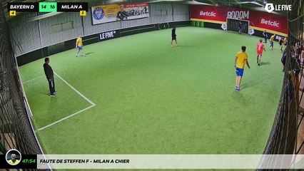 Faute de Steffen F - Milan A Chier