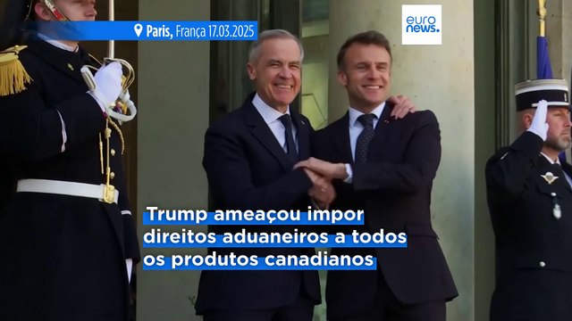 Novo primeiro-ministro canadiano desloca-se a Paris e Londres para reforçar o apoio dos aliados europeus