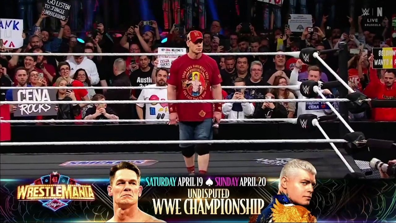 john cena and cody rhodes full segment wwe raw