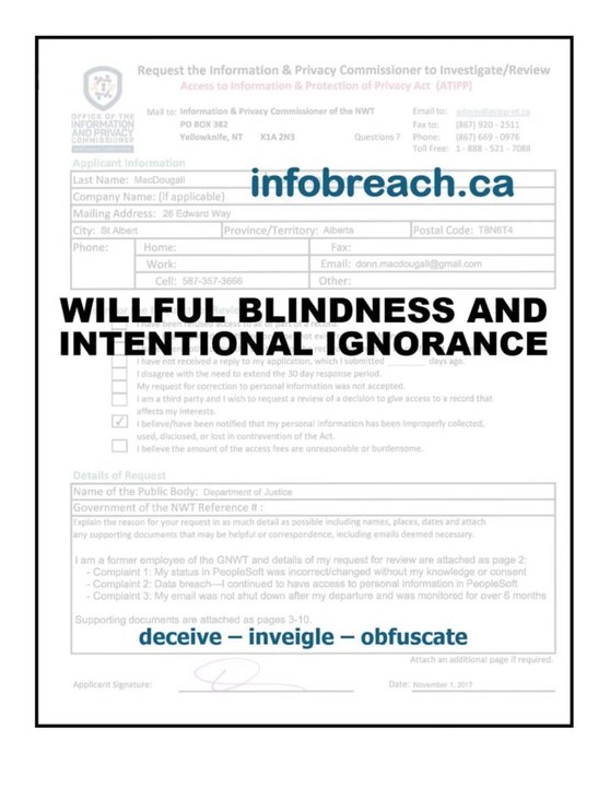 Willful Blindness and Intentional Ignorance