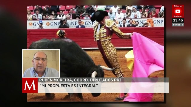 Rubén Moreira acusa a Clara Brugada de oportunista por iniciativa de corridas de toros sin violencia