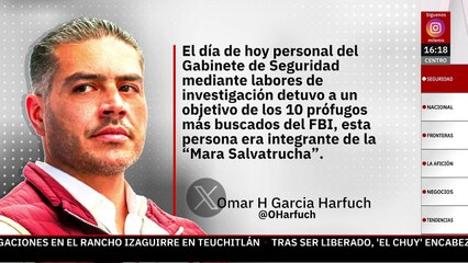 En Veracruz, detienen a ‘El Veterano’, ligado a Mara Salvatrucha y de los 10 más buscados por FBI