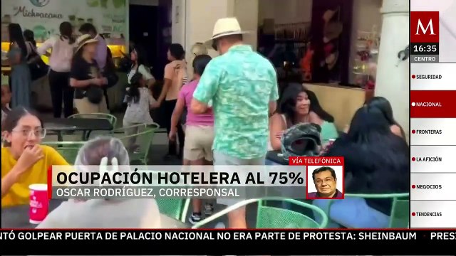 Durante el fin de semana largo, la ocupación hotelera en Oaxaca aumentó al 75%