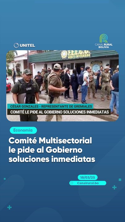 Comité Multisectorial le pide al Gobierno soluciones inmediatas