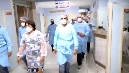 b'Novos leitos para a covid-19 so disponibilizados em Bragana '