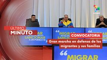 Gobierno venezolano convoca gran marcha en defensa de los migrantes