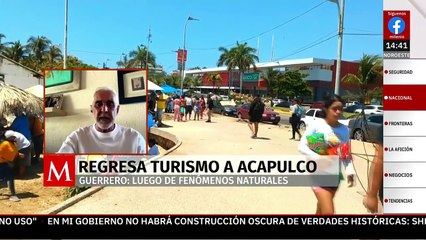 Actividad turística regresa a Acapulco, Guerrero