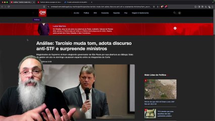 PRESENÇA e DISCURSO de TARCÍSIO no ato de BOLSONARO explicitou o PROBLEMA do STF daqui pra FRENTE