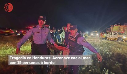 Tragedia en Honduras:  Aeronave cae al mar  con 15 personas a bordo