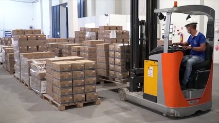 b'Covid-19: Governo do Par comea entrega de seringas '