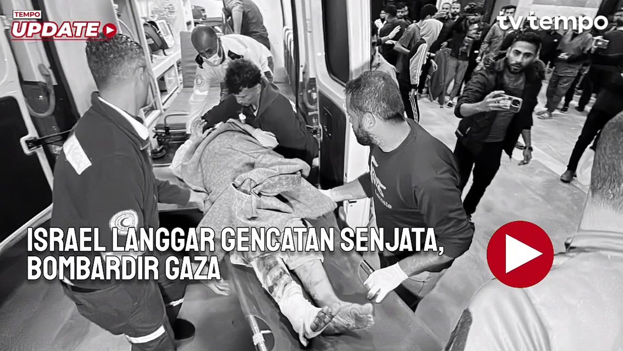 Israel Langgar Gencatan Senjata, Bombardir Gaza dan Tewaskan 100 Orang