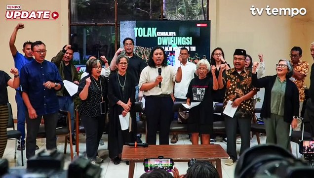 12 Ribu Orang Tandatangani Petisi Tolak Kembalinya Dwifungsi Militer melalui RUU TNI