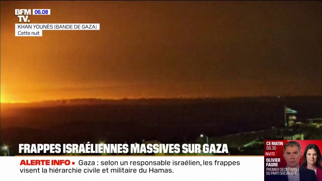 Gaza: l'armée israélienne mène des frappes inédites depuis la trêve, et assure viser le Hamas