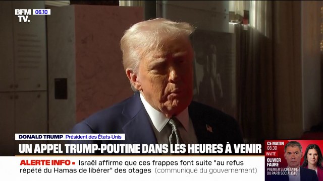 Un appel très important : Donald Trump et Vladimir Poutine vont s'entretenir ce mardi sur la guerre en Ukraine
