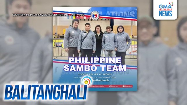 PH National Sambo Team, panalo ng 4 na medalya sa 2025 Dutch Open Sambo Championships | Balitanghali