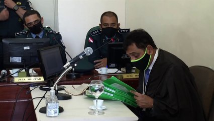 b'Julgamento dos 04 PMs envolvidos na Chacina do Guam'