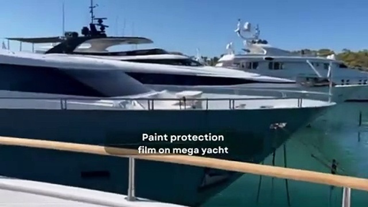 Premium Paint Protection Film for Mega Yachts | Yacht Wrapping Group
