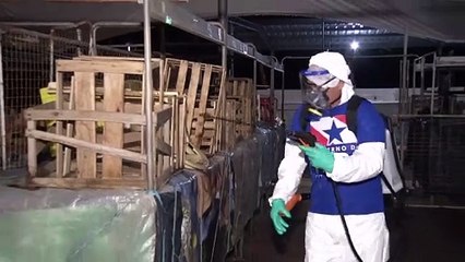 b'Mercado do Ver-o-Peso recebe ao de pulverizao'