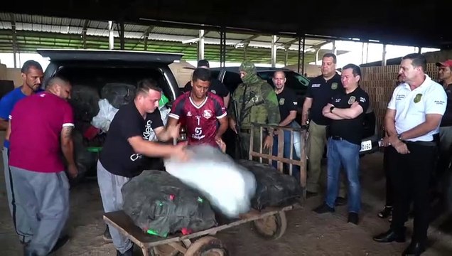 b'Polcia Civil incinera mais de duas toneladas de cocana'