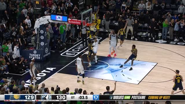 Toppin tucks away the game-winner as Pacers upset Timberwolves in overtime