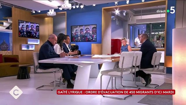 Gaité Lyrique - L'incroyable question de Patrick Cohen, dans C à vous , au Préfet de Police de Paris : Pourquoi avoir lancé une répression contre ces migrants qui n'embêtaient personne ?