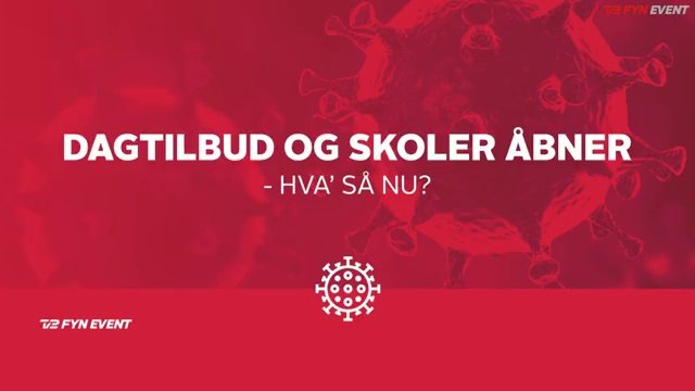 Corona situationen |4-16| Covid-19 |23 April 2020| TV2 FYN