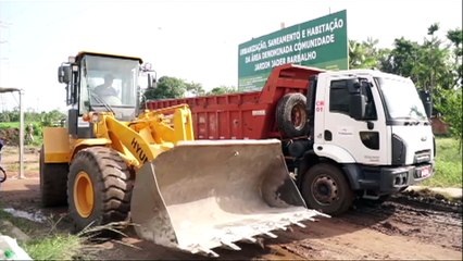 b'Governo do Par retoma obras no Aur'