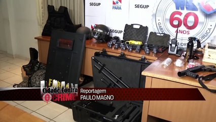 b'Segup apresenta equipamentos de segurana doados pelo Governo'