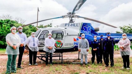 b'Governador anuncia o funcionamento dos quatro hospitais de campanha no Par'