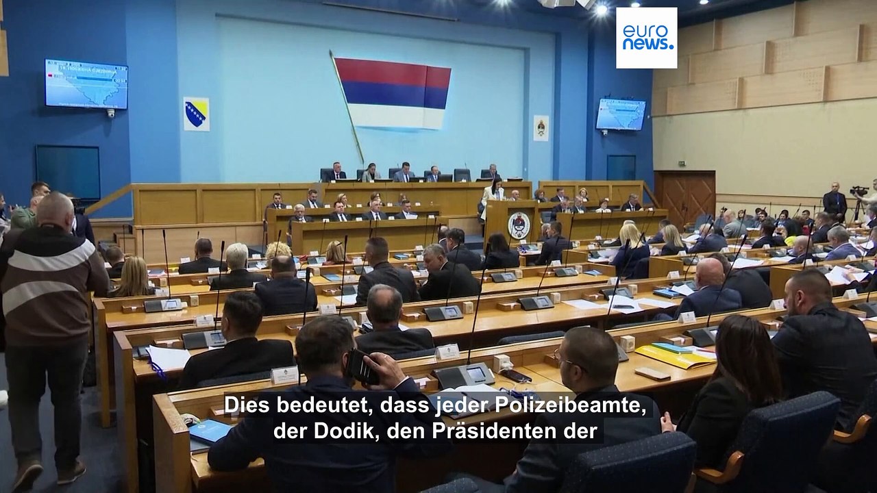 Bosnien erlässt neuen landesweiten Haftbefehl gegen Milorad Dodik