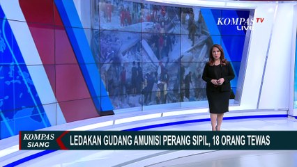 Ledakan Gudang Amunisi Perang Sipil di Suriah, 18 Orang Tewas