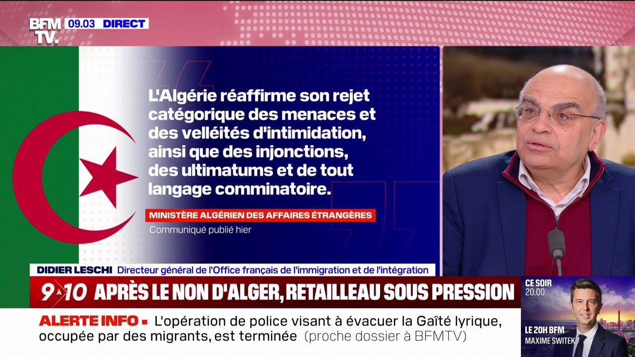 Refus par Alger d'une liste d'expulsés: "Une stratégie de tensions avec la France", pour Didier Leschi (Office français de l'Immigration et de l'Intégration)
